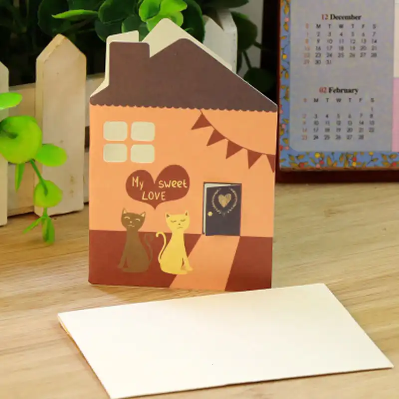lovely small greeting card sweet small fresh card blessing card