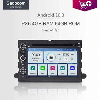PX6 2 din Android 10.0 Car DVD player 6 Core 64GB ROM 4GB RAM autoradio car radio For Ford Fusion Explorer F150 Edge Expedition
PX6 2 din Android 10.0 Car DVD player 6 Core 64GB ROM 4GB RAM autoradio car radio For Ford Fusion Explorer F150 Edge Expedition