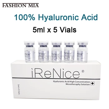5mlx5 vials Cross-linked hyaluronic acid Pure Micro Molecular water Mesotherapy HA Collagen Hyaluronic Acid Skin Whitening Serum
5mlx5 vials Cross-linked hyaluronic acid Pure Micro Molecular water Mesotherapy HA Collagen Hyaluronic Acid Skin Whitening Serum