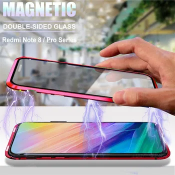 360 Metal Magnetic Phone Case For Xiaomi Redmi Note 8 7 K20 Pro Case For Xiaomi Redmi 8A 8 7 Double Side Tempered Glass Cover
360 Metal Magnetic Phone Case For Xiaomi Redmi Note 8 7 K20 Pro Case For Xiaomi Redmi 8A 8 7 Double Side Tempered Glass Cover