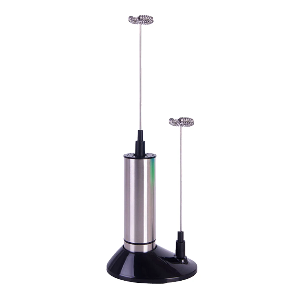 Blesiya Kitchen Double Spring Whisk Electric Milk Frother Hand Milk Foamer Blesiya Kitchen Double Spring Whisk Electric Milk Frother Hand Milk Foamer