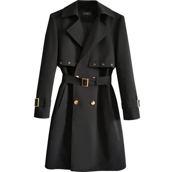 autumn winter men fit slim new style belted big lapel Knee-length solid color trench coat male handsome outwear S-6XL
autumn winter men fit slim new style belted big lapel Knee-length solid color trench coat male handsome outwear S-6XL