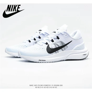Nike Zoom Vomero 15 Moon landing 15 Built-in air cushion Mesh breathable sports running shoes Men's size 39-45 m 
Nike Zoom Vomero 15 Moon landing 15 Built-in air cushion Mesh breathable sports running shoes Men's size 39-45 m