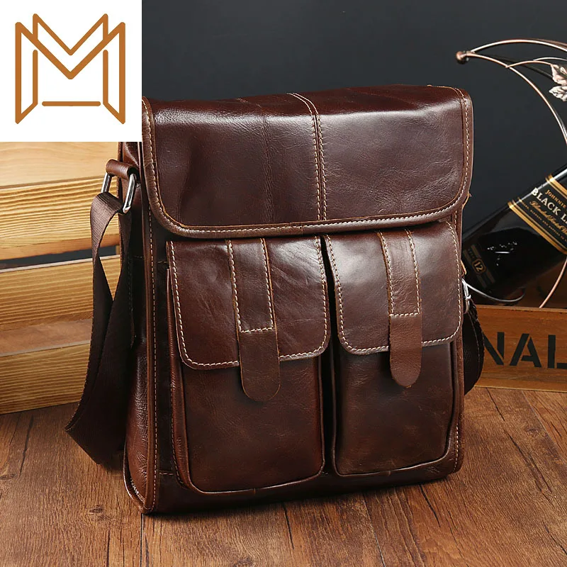 Man Single Shoulder Package Vertical Section Briefcase Cover Type Genuine Leather Male Package Business Affairs Leisure Time
Man Single Shoulder Package Vertical Section Briefcase Cover Type Genuine Leather Male Package Business Affairs Leisure Time