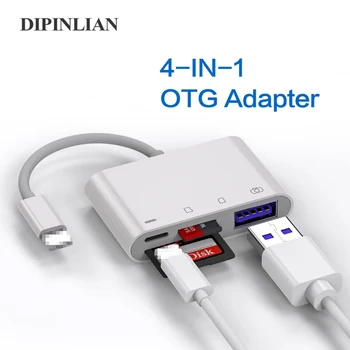 4 in 1 Card Reader Adapter to SD TF USB3.0 Charge port for iPhone Type C OTG Android Photo Transfer to Phone Memory Cardreader
4 in 1 Card Reader Adapter to SD TF USB3.0 Charge port for iPhone Type C OTG Android Photo Transfer to Phone Memory Cardreader