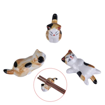 Tableware 3Pcs Japanese Style Ceramic Chopsticks Holder Stand Cute Cat Design Chopstick Rack Pillow Care Rest Kitchen Art Craft
Tableware 3Pcs Japanese Style Ceramic Chopsticks Holder Stand Cute Cat Design Chopstick Rack Pillow Care Rest Kitchen Art Craft