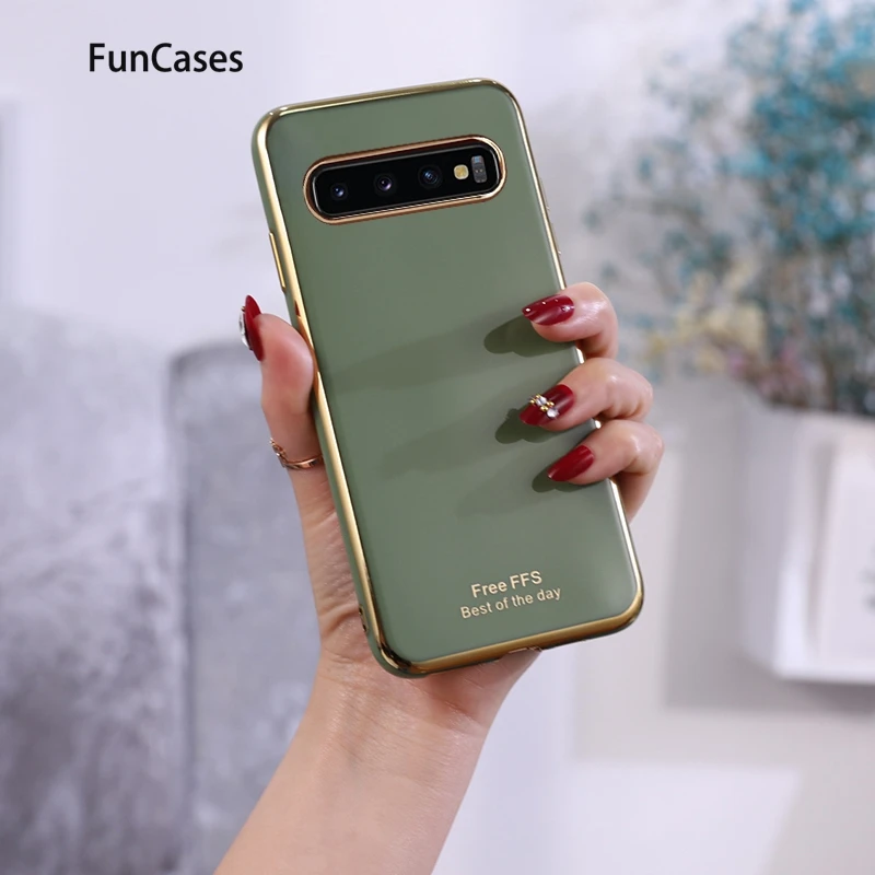 Цветные прозрачные чехлы для Samsung S10E чехол Galaxy аксессуары S10 S9 Plus Note 10 Pro S20 9