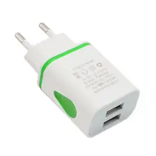 Phone Universal 2.1A 5V LED 2 USB Charger Fast Wall Charging Adapter US/EU Plug USB Charger For iPhone For Samsung For HTC
Phone Universal 2.1A 5V LED 2 USB Charger Fast Wall Charging Adapter US/EU Plug USB Charger For iPhone For Samsung For HTC