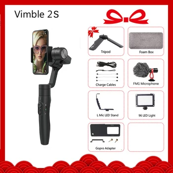 FeiyuTech Feiyu Vimble 2s Smartphone Gimbal Handheld Stabilizer with 180mm Extension Pole for iPhone X Xs 8 7 XIAOMI Samsung
FeiyuTech Feiyu Vimble 2s Smartphone Gimbal Handheld Stabilizer with 180mm Extension Pole for iPhone X Xs 8 7 XIAOMI Samsung