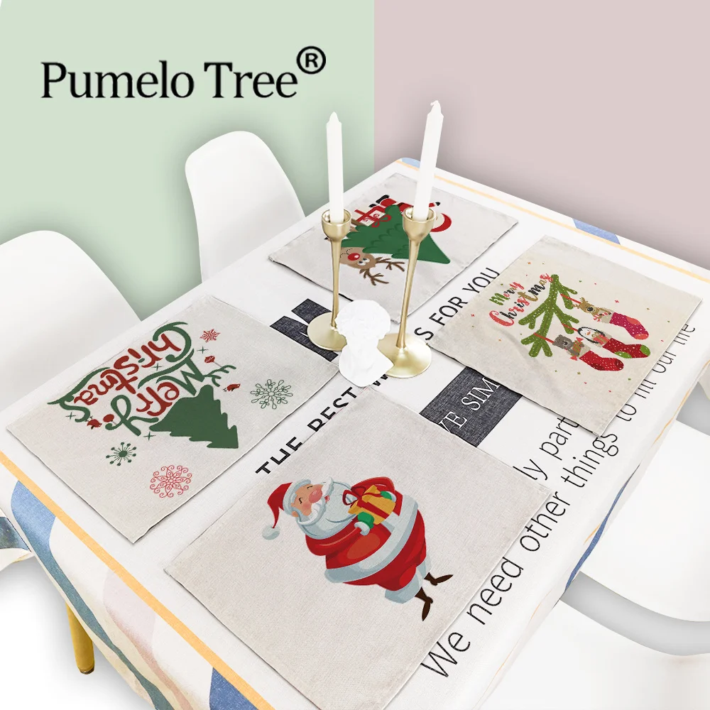 Happy New Year Christmas Ornament Gifts 2019 Snow Polyester Placemat 42*32cm Xmas Elk Christmas Decora Kerst Decoratie 2020 Noel
Happy New Year Christmas Ornament Gifts 2019 Snow Polyester Placemat 42*32cm Xmas Elk Christmas Decora Kerst Decoratie 2020 Noel