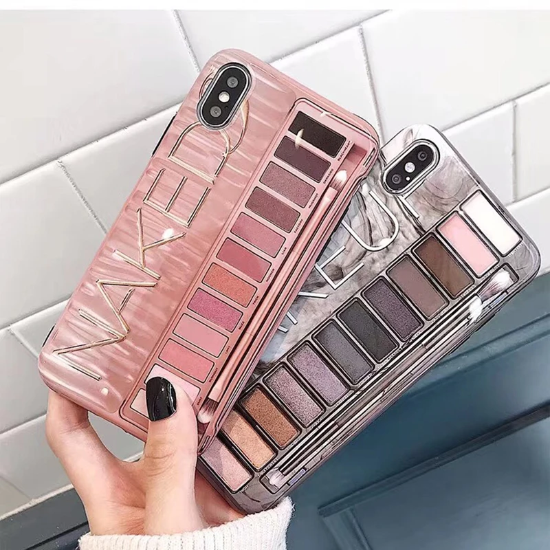 Tfshining Makeup Eyeshadow Palette Phone Case For iPhone 7 Glossy Soft Silicone X XR XS Max For iPhone 8 plus 6 6s Fashion Cover
Tfshining Makeup Eyeshadow Palette Phone Case For iPhone 7 Glossy Soft Silicone X XR XS Max For iPhone 8 plus 6 6s Fashion Cover