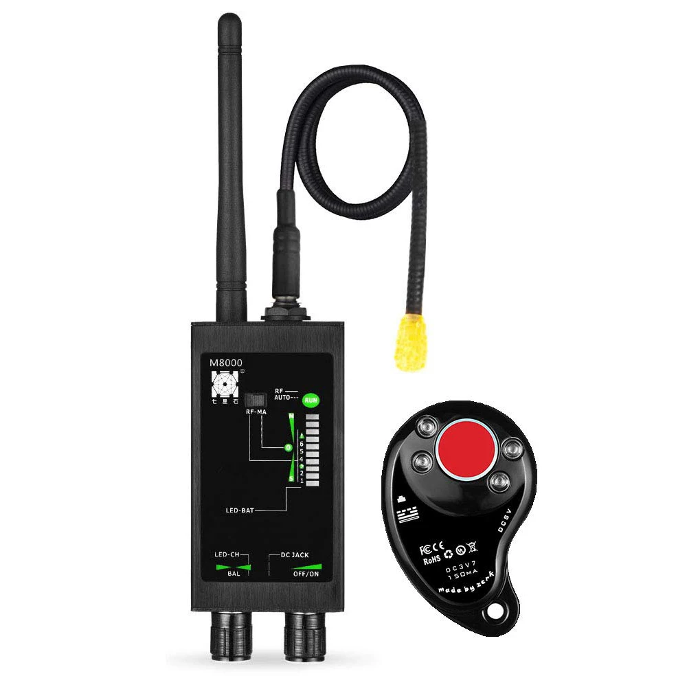 1MHz-12GHz Anti-Spy Bug Detector Radio FBI GSM RF Signal Auto Tracker Dedektor GPS Tracker Finder with Magnetic LED Antenna
1MHz-12GHz Anti-Spy Bug Detector Radio FBI GSM RF Signal Auto Tracker Dedektor GPS Tracker Finder with Magnetic LED Antenna