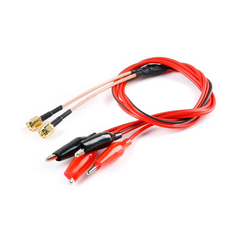 Frequency shooting SMA to alligator clip cable / SMA male to alligator clip test line RG316 cable length 50CM
Frequency shooting SMA to alligator clip cable / SMA male to alligator clip test line RG316 cable length 50CM