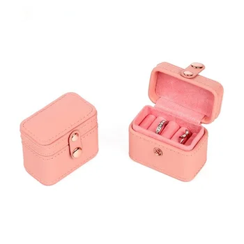 Hot sale New Mini Snap Jewelry Box Fashion PU Ring Box Pair Ring Earring Pendant Box Bangle Storage Box New Arrival 2020
Hot sale New Mini Snap Jewelry Box Fashion PU Ring Box Pair Ring Earring Pendant Box Bangle Storage Box New Arrival 2020