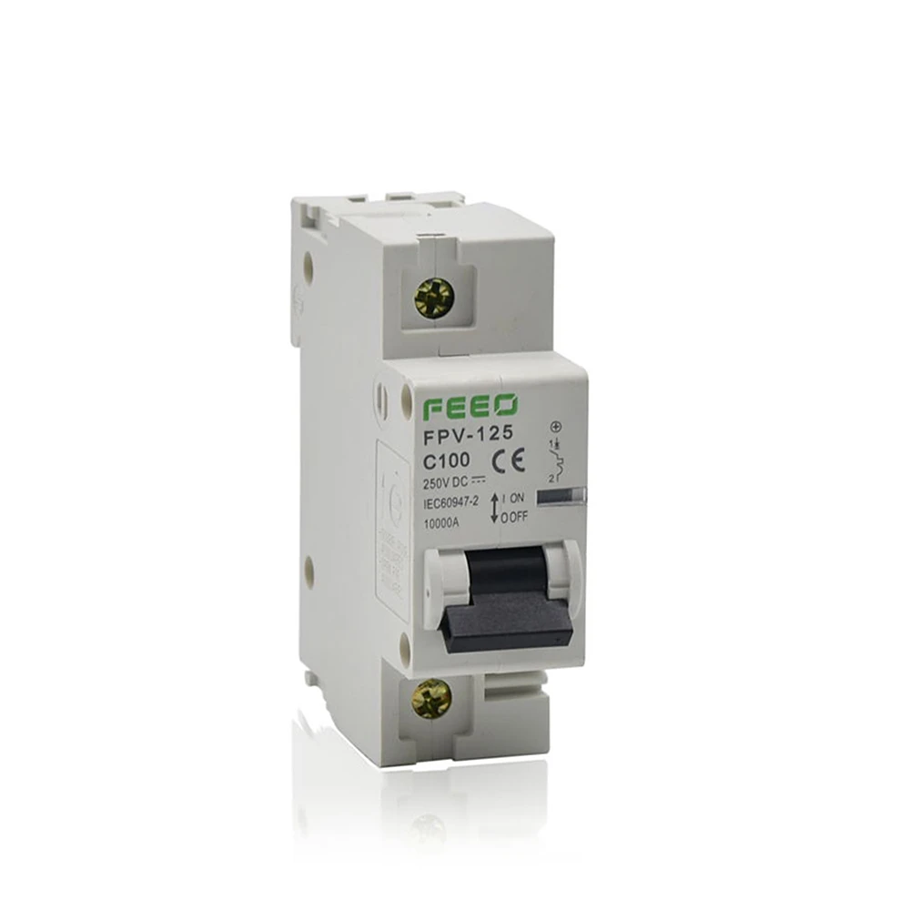 1P DC Circuit Breaker 125A DC 250V Solar Circuit breaker FOR PV System CE Certificate
1P DC Circuit Breaker 125A DC 250V Solar Circuit breaker FOR PV System CE Certificate