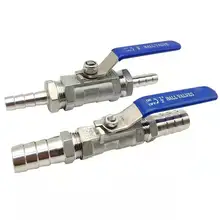 1/4" 3/8" 1/2" (DN8 DN10 DN15) SS304 Stainless Steel Weldless Compact Ball Valve & 6mm-25mm Barb-Homebrew Beer Kettle Pot
1/4" 3/8" 1/2" (DN8 DN10 DN15) SS304 Stainless Steel Weldless Compact Ball Valve & 6mm-25mm Barb-Homebrew Beer Kettle Pot