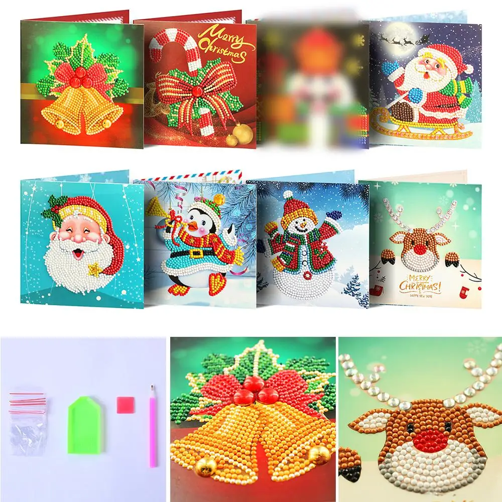 2020 New 8pcs 5D DIY Special Drills Diamond Painting Greeting Card Christmas Cards Postcards Creative Birthday Xmas Gift
2020 New 8pcs 5D DIY Special Drills Diamond Painting Greeting Card Christmas Cards Postcards Creative Birthday Xmas Gift