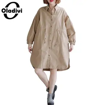 Oladivi Plus Size Women Top Shirts 2010 Spring Autumn New Fashion Blouses Long Sleeve Casual Tee Shirts Female Tunics Khaki 6XL
Oladivi Plus Size Women Top Shirts 2010 Spring Autumn New Fashion Blouses Long Sleeve Casual Tee Shirts Female Tunics Khaki 6XL
