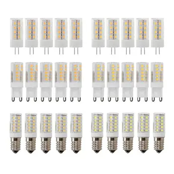 G4/G9/E14 LED Bulb 33 Beads SMD 2835 5W 220-240V Corn Light Chandelier Candle Lamp For Home Decoration Warm White/White
G4/G9/E14 LED Bulb 33 Beads SMD 2835 5W 220-240V Corn Light Chandelier Candle Lamp For Home Decoration Warm White/White
