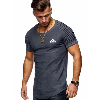 2020 summer leisure latest summer leisure t-shirt men's fashion pleated sleeve hip hop T-Shirt Top cotton t-shirt men's T-shirt
2020 summer leisure latest summer leisure t-shirt men's fashion pleated sleeve hip hop T-Shirt Top cotton t-shirt men's T-shirt