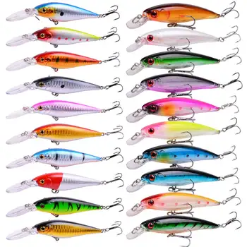 20Pcs Floating Wobbler Minnow Fishing Lure Crankbait Artificial Hard Bait Bass Lure Plastic Fish Fishing Tackle
20Pcs Floating Wobbler Minnow Fishing Lure Crankbait Artificial Hard Bait Bass Lure Plastic Fish Fishing Tackle