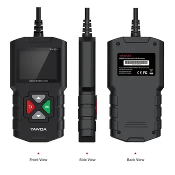 Sewiyolin Car Tools Battery Tester Code Reader OBD2 EOBD Diagnostic Tool Multi-Language Multi-ECU USB Update Auto Adapter YA201
Sewiyolin Car Tools Battery Tester Code Reader OBD2 EOBD Diagnostic Tool Multi-Language Multi-ECU USB Update Auto Adapter YA201