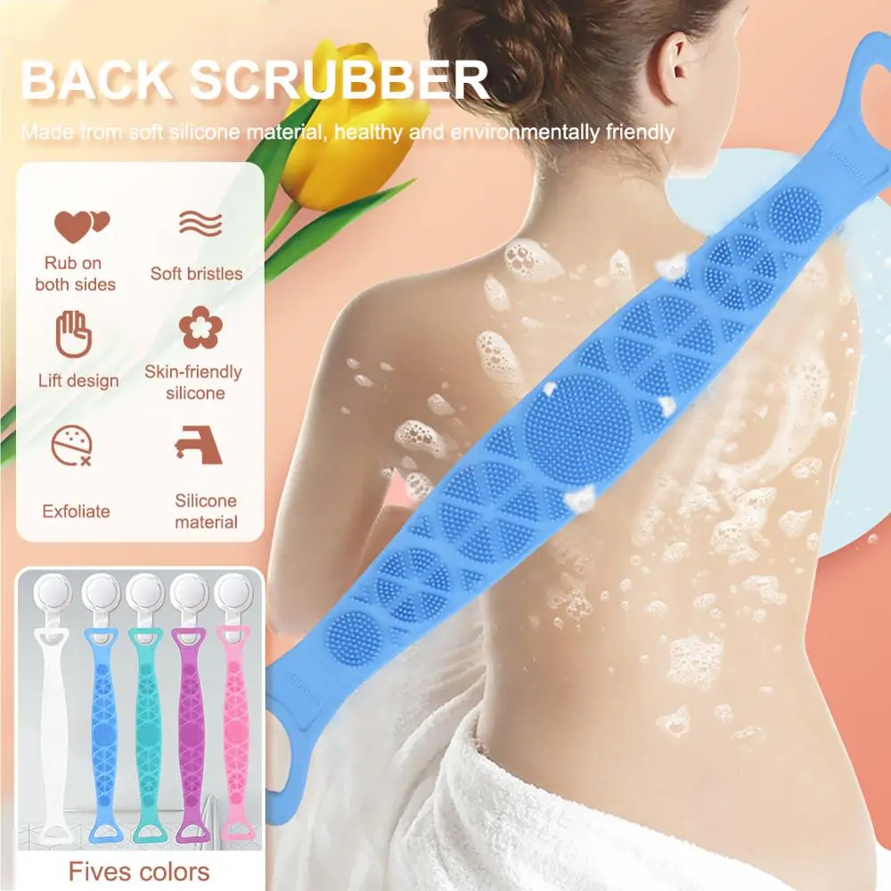 1pcs Magic Silicone Brushes Bath Towels Skin Clean Shower Brushes Rubbing Back Mud Peeling Body Massage Shower Extended Scrubber
1pcs Magic Silicone Brushes Bath Towels Skin Clean Shower Brushes Rubbing Back Mud Peeling Body Massage Shower Extended Scrubber