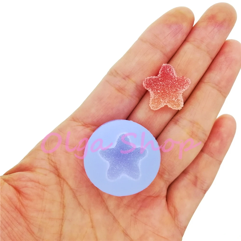 KYL203 18mm Star Gummy Candy Silicone Mold Fondant Cake Decoration Chocolate Resin Clay Art Earrings Necklace Pendant Making
KYL203 18mm Star Gummy Candy Silicone Mold Fondant Cake Decoration Chocolate Resin Clay Art Earrings Necklace Pendant Making