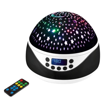 Music Projection Lamp Baby Night Light with Timer Rotating Stars Night Light Projector for Kids Sleeps Helper Gift 140X140X120mm
Music Projection Lamp Baby Night Light with Timer Rotating Stars Night Light Projector for Kids Sleeps Helper Gift 140X140X120mm
