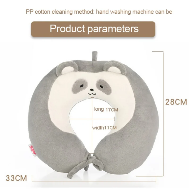 Ushaped Pillow Soft Panda Travel Neck Protective Pillow Plane