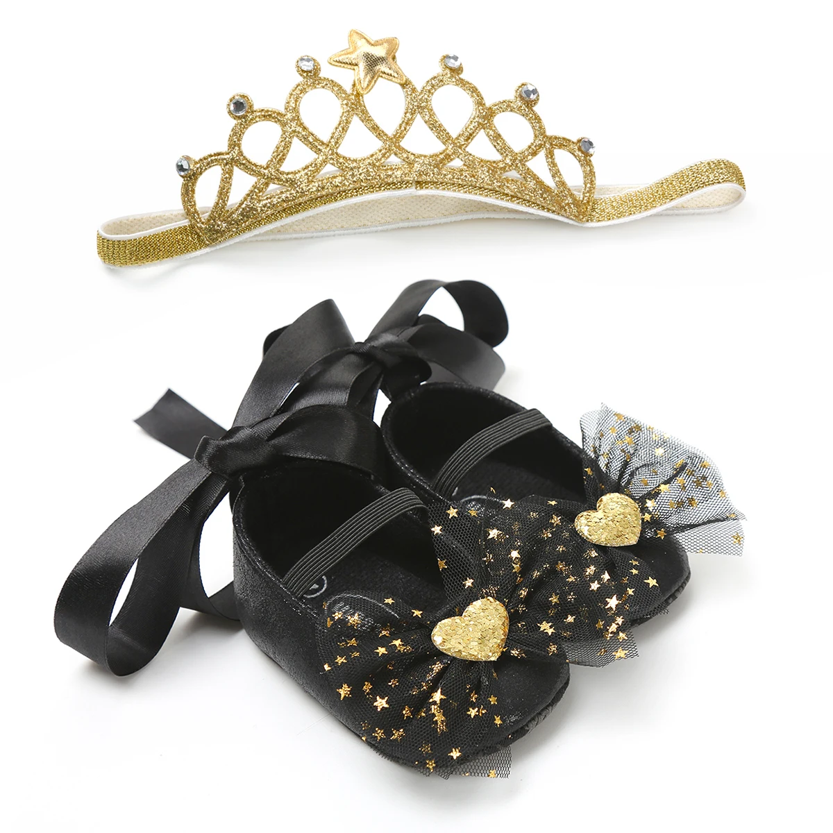 Newborn Baby Girl Canvas Sequins Bow Bowknot Sequins Casual Anti-Slip Sneaker Soft Sole Crib Shoes+Headband Princess Shoes
Newborn Baby Girl Canvas Sequins Bow Bowknot Sequins Casual Anti-Slip Sneaker Soft Sole Crib Shoes+Headband Princess Shoes