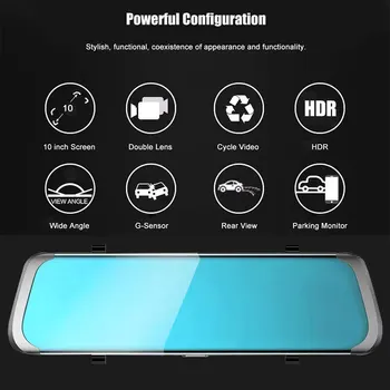 Car Video Recorder Dash Camera Portable Driving Recorder Camera Night Vision Electronics Rearview Mirror Stream Media Ultrathin
Car Video Recorder Dash Camera Portable Driving Recorder Camera Night Vision Electronics Rearview Mirror Stream Media Ultrathin