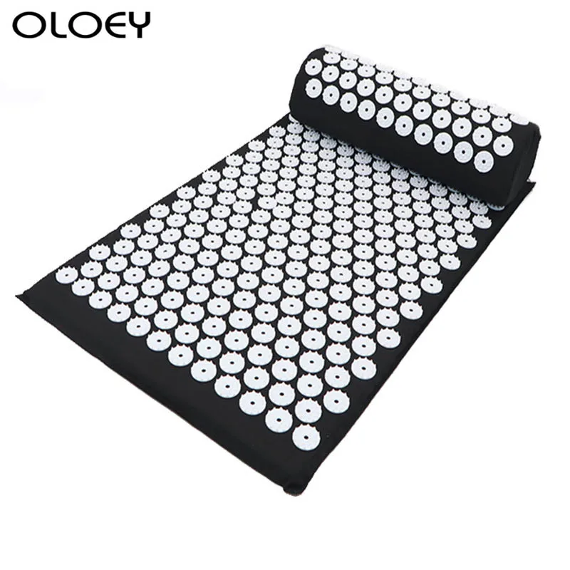 New Massage Mat Set With Pillow Acupressure Relieve Stress Back and Neck Pain Relief Relax Body Relaxation Yoga Mat With Pillow
New Massage Mat Set With Pillow Acupressure Relieve Stress Back and Neck Pain Relief Relax Body Relaxation Yoga Mat With Pillow