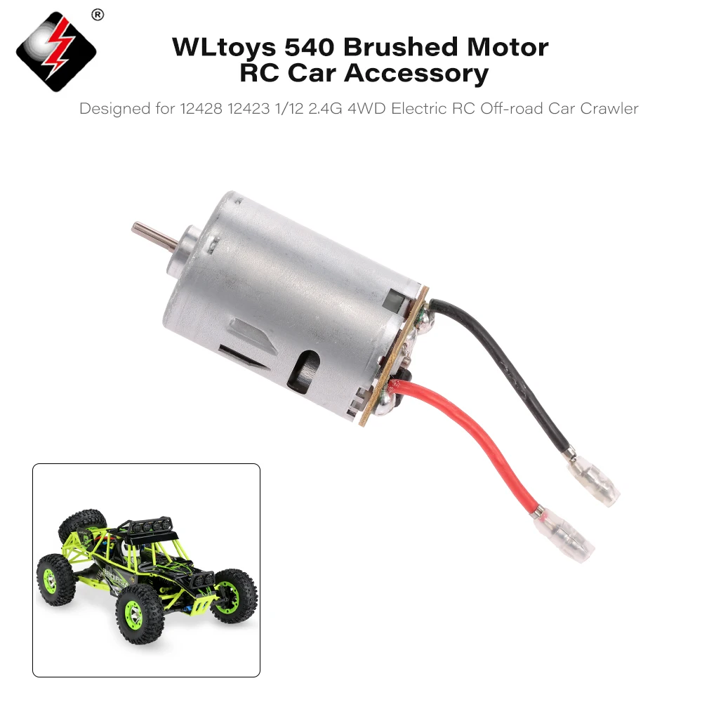 WLtoys 1:12 RC Car Motor 540 Brushed Motor RC Car Accessory for 12428 12423 1/12 2.4G 4WD Electric RC Off-road Car Crawler
WLtoys 1:12 RC Car Motor 540 Brushed Motor RC Car Accessory for 12428 12423 1/12 2.4G 4WD Electric RC Off-road Car Crawler