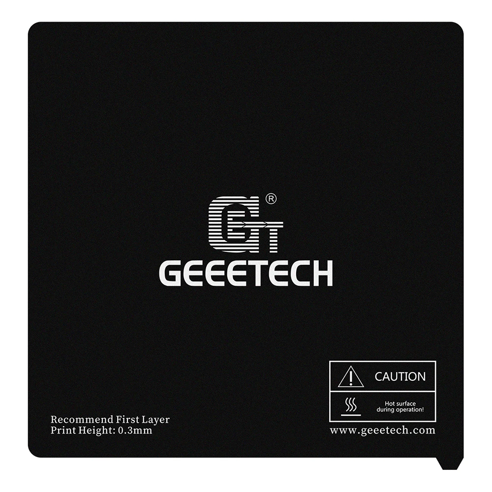 

GEEETECH 2PCS Mylar Piece Paste to Heat bed 235*235 260*260 330*330 for A10 A20 A10M A20M A30 A30M A10T A20T A30T Mylar Sticker