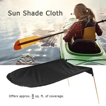 

Single Person Kayak Boat Sun Shelter Sailboat Awning Top Cover Kayak Boat Canoe Sun Shade Canopy Fishing Tent Sun Rain Canopy Bl