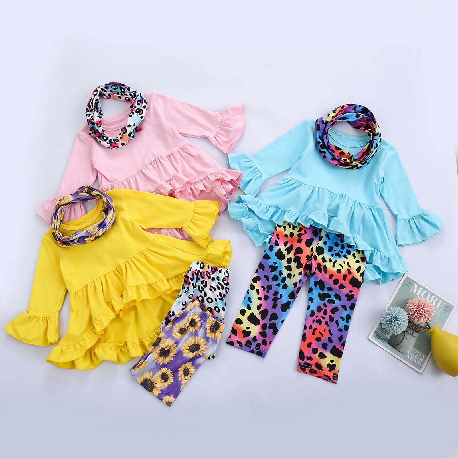 2020 Toddler Kids Girls Leopard Print Floral Princess Skirt+Pants+Headbands Outfits ropa bebé niña Dovetail skirt Korean wild M5
2020 Toddler Kids Girls Leopard Print Floral Princess Skirt+Pants+Headbands Outfits ropa bebé niña Dovetail skirt Korean wild M5