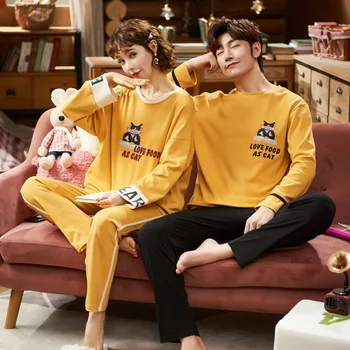 Plaid Print Couple Pajamas Set Autumn and Winter Warm Cotton Women and Men Pyjamas Long Sleeve Sleepwear Men Lounge Pijama
Plaid Print Couple Pajamas Set Autumn and Winter Warm Cotton Women and Men Pyjamas Long Sleeve Sleepwear Men Lounge Pijama