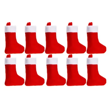 10PC Christmas Sock Shape Fork Package Storage Covers Bag Decor Luxury Sack Deluxe Xmas подарки украшения Party Supply Red New
10PC Christmas Sock Shape Fork Package Storage Covers Bag Decor Luxury Sack Deluxe Xmas подарки украшения Party Supply Red New