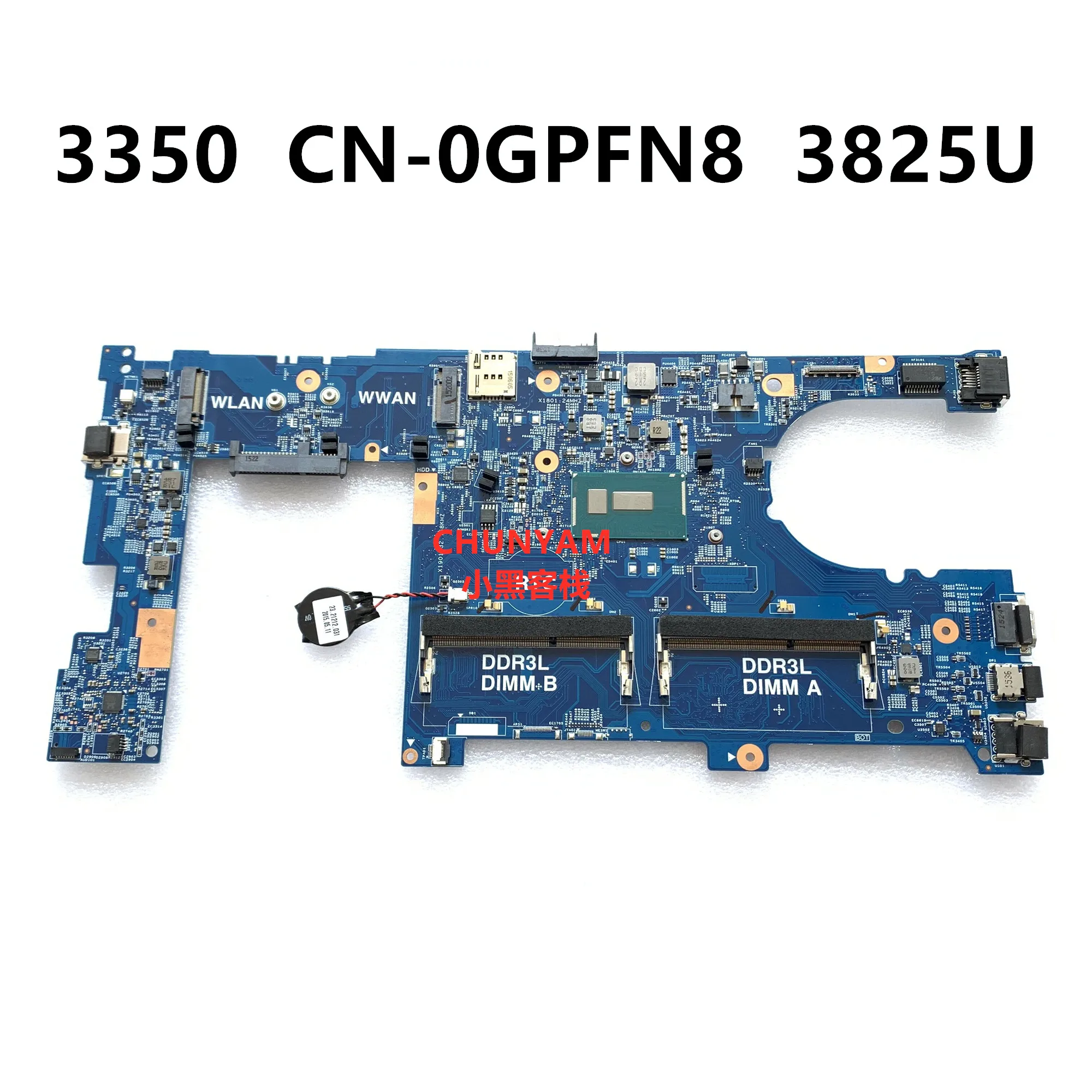 15203-1 Материнская плата для ноутбука Dell Latitude 3350 CN-0GPFN8 материнская GPFN8 Y6TKM 100%