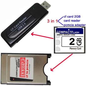 

3 in 1 PCMCIA 68pin card adapter+USB2.0 card reader+cf card 128MB 256MB 1GB 2GB 4GB 8GB 16GB 32GB 64GB Compact Flash Memory Card