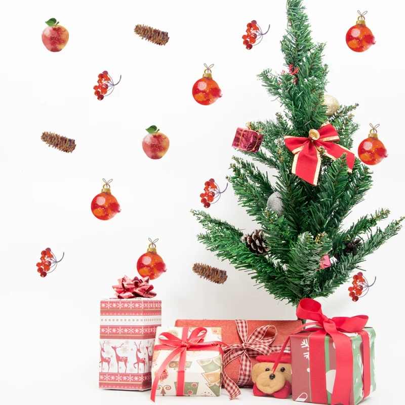 Christmas Theme Cartoon Pattern Wall Stickers DIY Self-Adhesive Decal Murals Art For Holiday Home Decor Supplies
Christmas Theme Cartoon Pattern Wall Stickers DIY Self-Adhesive Decal Murals Art For Holiday Home Decor Supplies