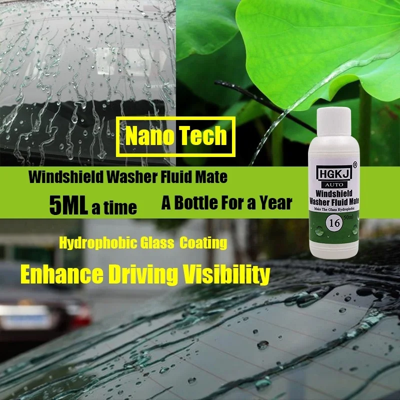 HGKJ Super Hydrophobic Glass Cleaner Water Car Additive Windshield Washer Fluid Mate for Glass Washing Clean 
HGKJ Super Hydrophobic Glass Cleaner Water Car Additive Windshield Washer Fluid Mate for Glass Washing Clean