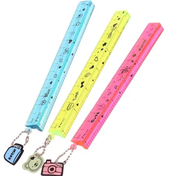 Triangular Scale Ruler 15cm Double Metric Scale Children's Color Plastic Drawing Trigonal Ruler with Pendant Multicolor Tool
Triangular Scale Ruler 15cm Double Metric Scale Children's Color Plastic Drawing Trigonal Ruler with Pendant Multicolor Tool
