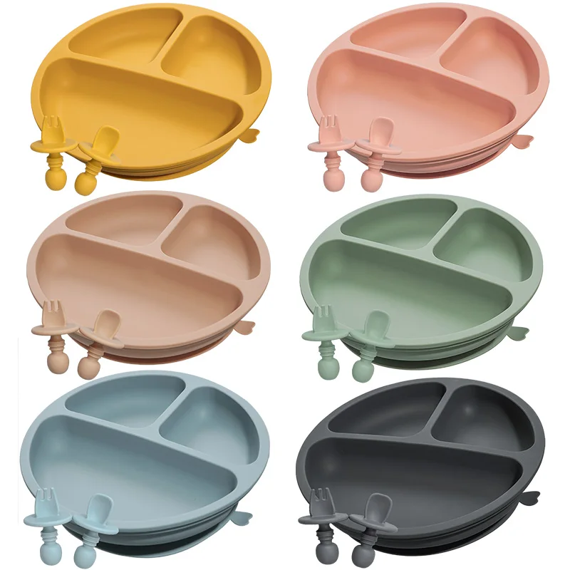 Portable Silicone Baby Dinnerware Sucker Plate Foldable Silicone Dishes Set Waterproof Silicone Infant Spoon Fork
Portable Silicone Baby Dinnerware Sucker Plate Foldable Silicone Dishes Set Waterproof Silicone Infant Spoon Fork