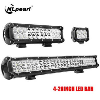 NLpearl 4" 7" 17" 20" Inch Off Road LED Bar Spot Flood LED Light Bar for Car Truck Baot Jeep 4x4 Atv 12V 24V LED Work Light Bar
NLpearl 4" 7" 17" 20" Inch Off Road LED Bar Spot Flood LED Light Bar for Car Truck Baot Jeep 4x4 Atv 12V 24V LED Work Light Bar