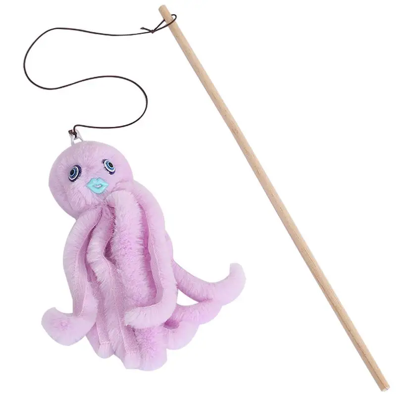 Cat Toy Wood Stick Bell Interactive Octopus Pet Kitten ChewingToy Pet Play Toy Cute Interactive Teaser Cat Toys Pet Supplies
Cat Toy Wood Stick Bell Interactive Octopus Pet Kitten ChewingToy Pet Play Toy Cute Interactive Teaser Cat Toys Pet Supplies
