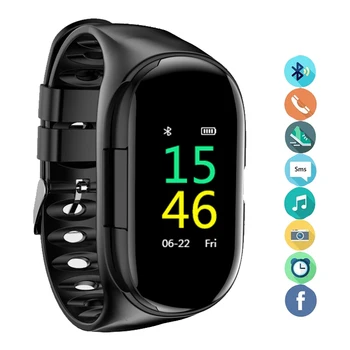 M1 Smart Watch Earphone Smartwatch 2 in 1 Waterproof Heart Rate Detection Long Standby Sport Smart Bracelet For IOS Android
M1 Smart Watch Earphone Smartwatch 2 in 1 Waterproof Heart Rate Detection Long Standby Sport Smart Bracelet For IOS Android