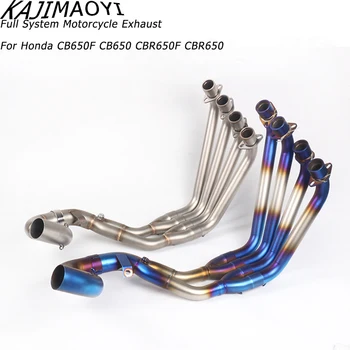 CBR650F CBR650 CB650 Motorcycle Exhaust pipe Muffler Full System With Moveable DB Killer Connect Pipe For Honda1 CBR 650
CBR650F CBR650 CB650 Motorcycle Exhaust pipe Muffler Full System With Moveable DB Killer Connect Pipe For Honda1 CBR 650