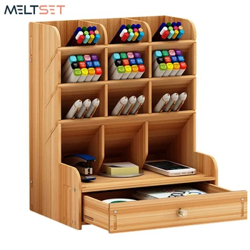 Wooden Pen Holder Storage Box Office Desktop Storage Shelf for Stationery Cosmetics Jewelry Sundries Organizer Large Capacity
Wooden Pen Holder Storage Box Office Desktop Storage Shelf for Stationery Cosmetics Jewelry Sundries Organizer Large Capacity
